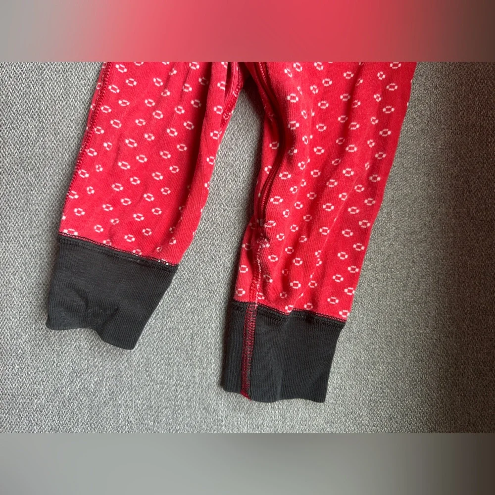 Hanna Andersson Fair Isle Long Sleeve Christmas Zip Sleeper